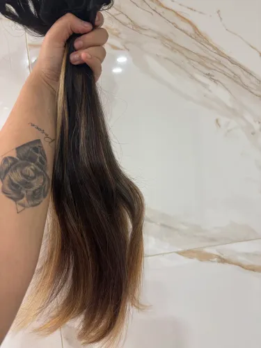 Mega hair iluminado 