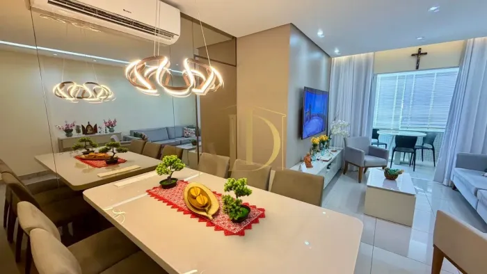 CIDADE JARDIM Vendo apartamento de 88 m², com 3/4, finamente decorado e infraestrutura de