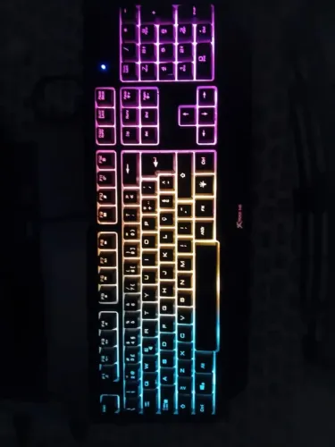Teclado Gamer Xtrike Me Rainbow KB-507 - Semi-novo
