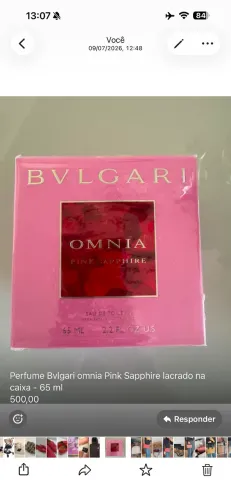 Perfume Bvlgari Omnia Pink Sapphire