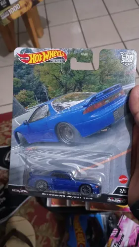 Hot Wheels Mitsubishi 3000GT VR, Mountain Drifters 2/5 - rodas de borracha, novo lacrado<br>