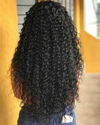Cabelo Biorgânico cacheado + colocação 