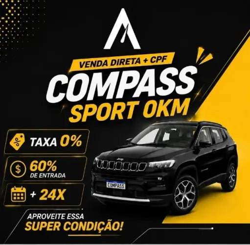 Jeep Compass Sport T270 1.3 TB 4X2 Flex AUT 2026