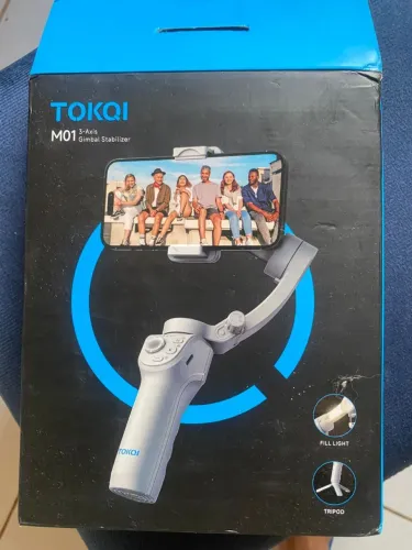 Estabilizador Gimbal celular 3 eixos tokqi mo1