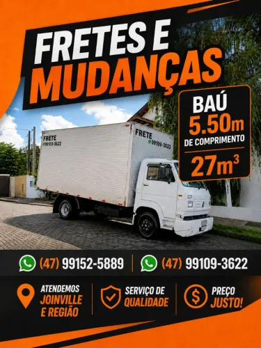 Fretes e mudanças Joinville e todo Brasil 