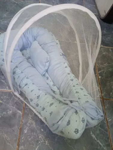 Ninho com mosquiteiro menino príncipe