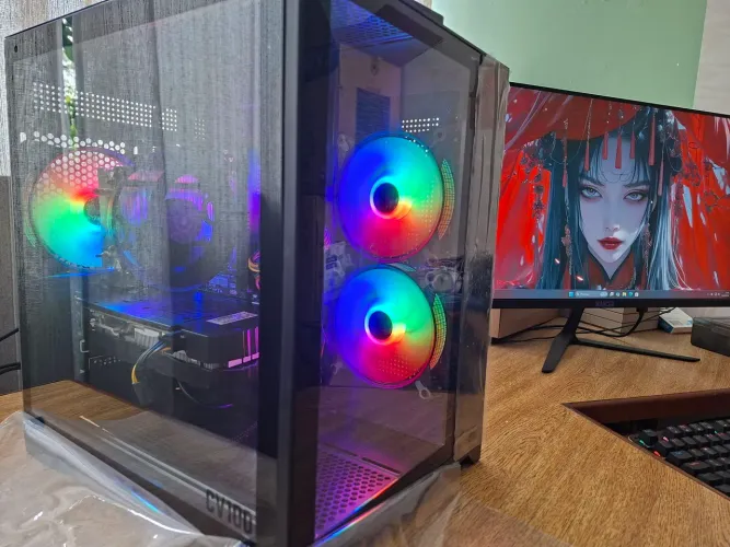 PC GAMER NOVO RYZEN 5 5500 + RX 5500 8GB (ACEITO TROCA)