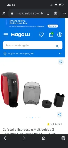 Cafeteira expresso e multibebida 3 corações