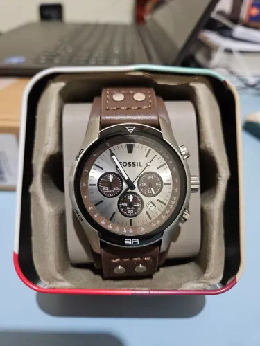 relógio fossil masculino coachman ch2565/0mn