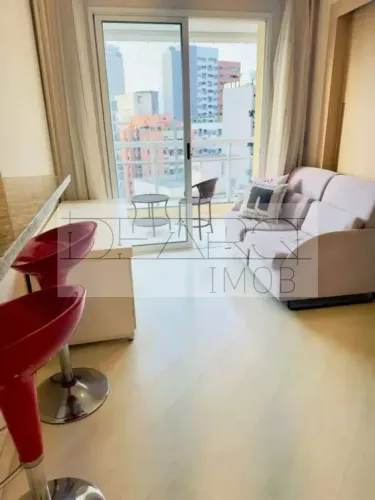NO MELHOR DA VILA OLIMPIA PARA LOCAÇÃO COM 41M²,1 DORMITÓRIO, ÁREA DE SERVIÇO, 1 VAGA E PU