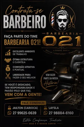 Vaga de BARBEIRO