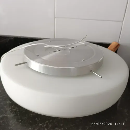 Luminária redonda de 45cm