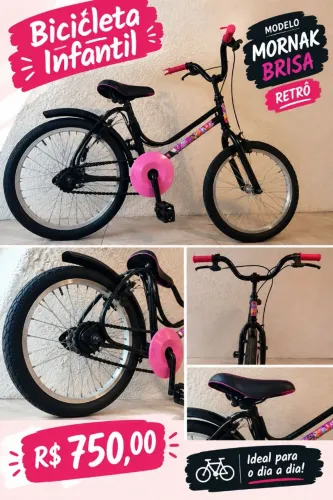 Bicicleta Infantil Mornak Brisa Retrô