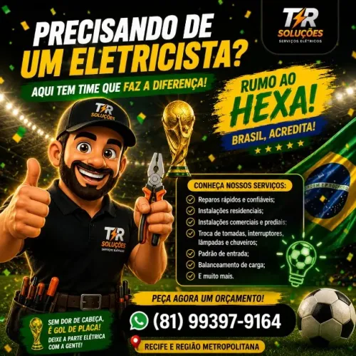 ELETRICISTA RUMO AO HEXA 26 | RECIFE