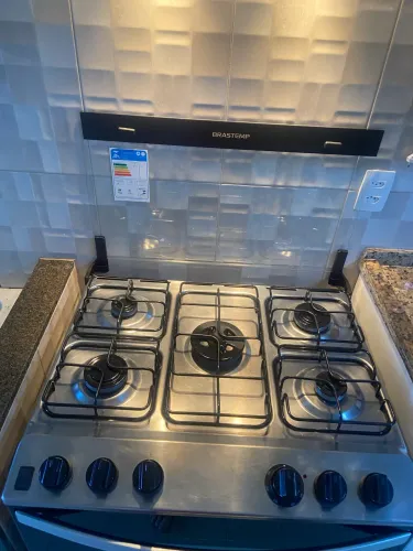 Vendo fogão 05 bocas Brastemp