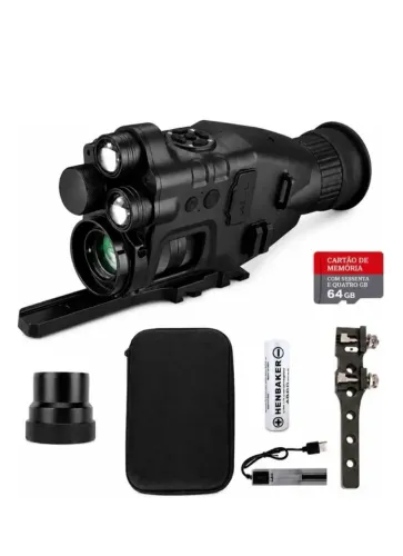 Monóculo Visão Noturna CY789 Infravermelho Zoom 32x + Cartão 64GB - Pouco Uso