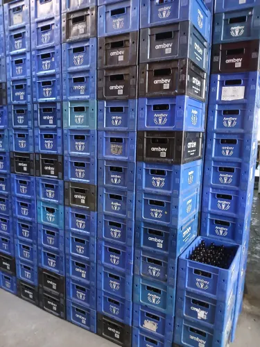 Vazilhames de cerveja e refrigerante
