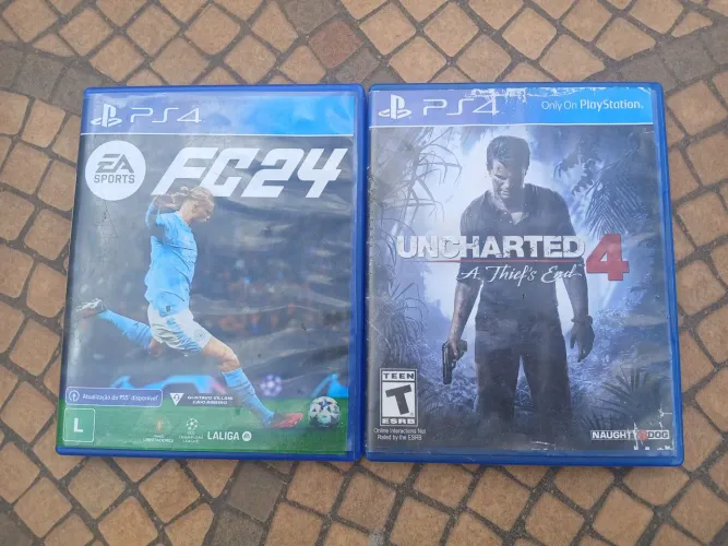Vendo EA FC 24 e UNCHARTED 4