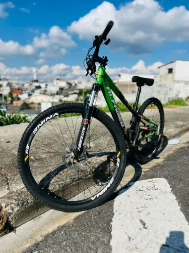 ? BICICLETA ALFAMEQ ARO 29 - QUADRO ALUMÍNIO - PEÇAS SHIMANO