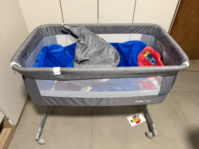 Berço portátil sleep 3 em 1 moisés co- bed- cinza kababy ?
