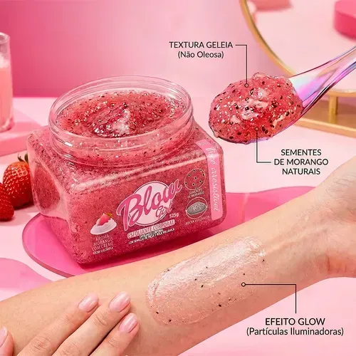 Esfoliante corporal Glow Girls Morango 525g
