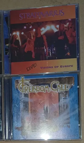 Cd Stratovarius - Visions of Europe Live Duplo + Cd Freedom Call Stairway To Fairyland