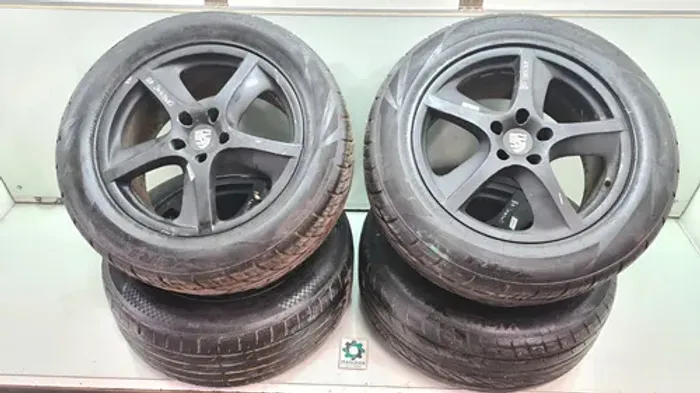 Jogo Rodas Com Pneu 275/55 R20 Porsche Cayenne Ano 2008 Cinza