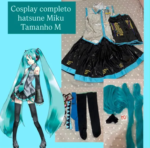Cosplay Hatsune Miku - Tamanho M