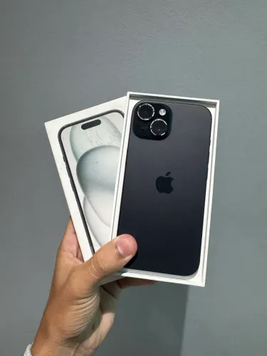 iPhone 15 128Gb PRETO - TODO ORIGINAL / COM CAIXA