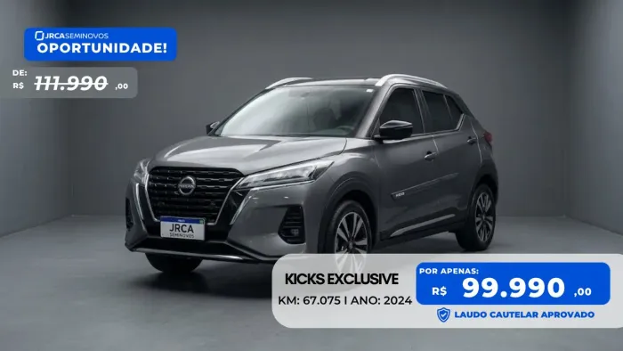 Nissan Kicks Exclusive 1.6 16V Flex AUT 2024