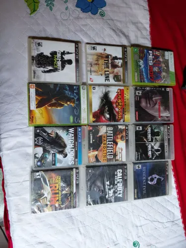 Vende se jogos de ps3 e um Xbox 360. A partir de 50 reais