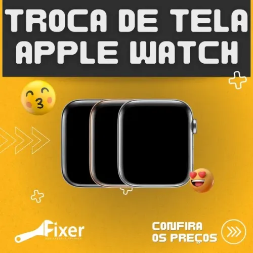 Troca de tela para Apple Watch