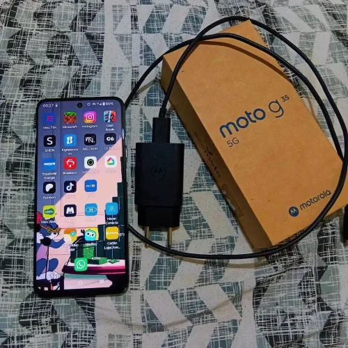 Moto G35 5G 256GB Motorola Na Caixa Com Carregador