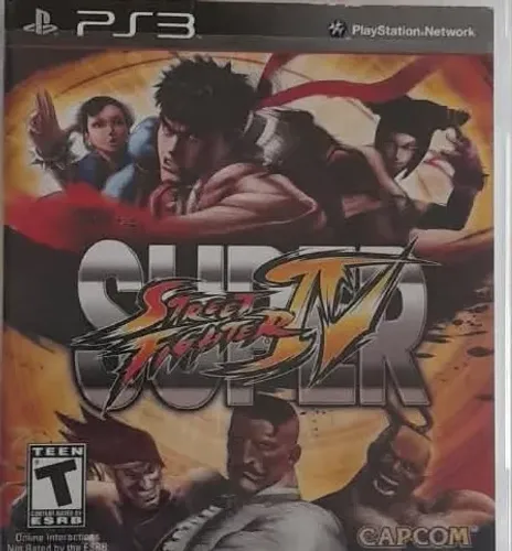 Jogo Para PS3,Super Street Fighter IV,Da CapCom,Com O Encarte Original Com 55 Páginas