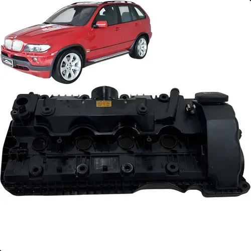 Tampa Comando Válvula Direita Bmw X5 4.8 V8 2007 2008 2010 Preto