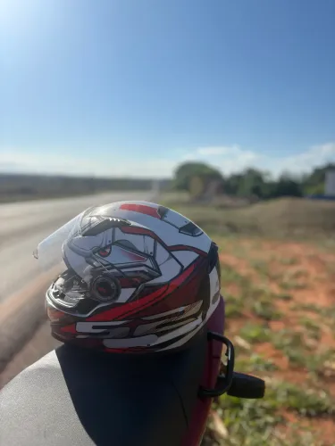 capacete Ls2 xdron vermelho