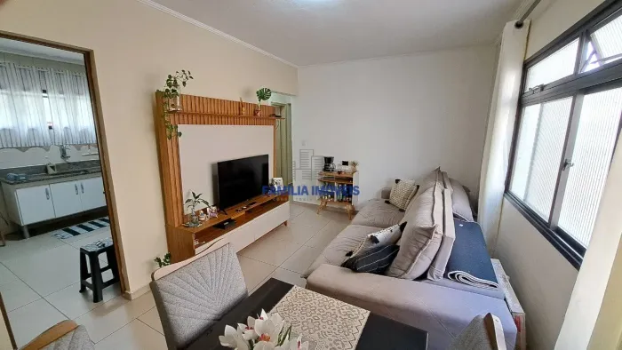 Apartamento à venda 2 quartos suite frente 1 vaga Marapé Santos/SP
