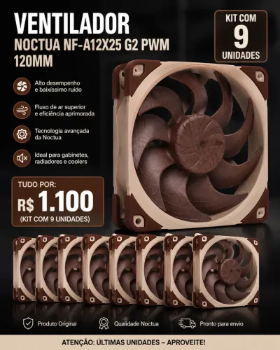 Kit de fan noctua 120mm