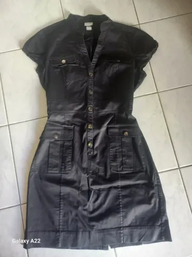 Vestido de sarja (novo)- jacarei