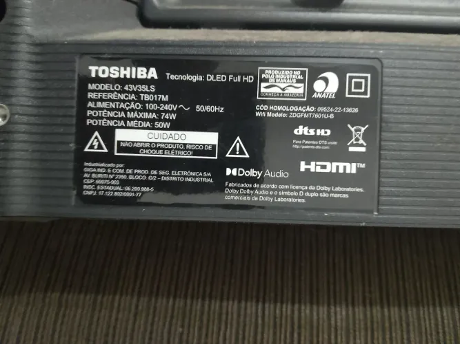 Peças de TV smart 43
