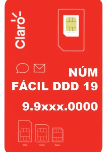 Número fácil DDD 19 9.9XXX.0000