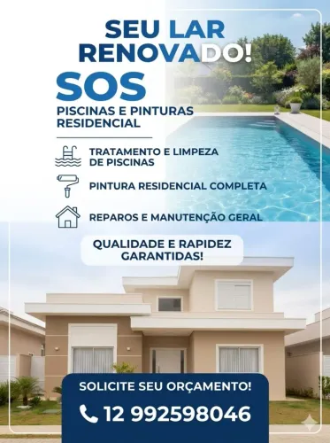 SOS PISCINAS E PINTURAS