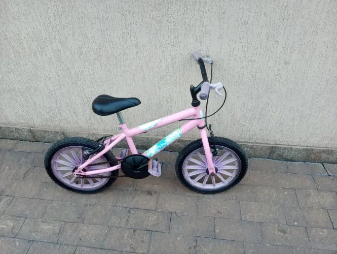 Bike tema Frozen aro 16 (conservadinha)