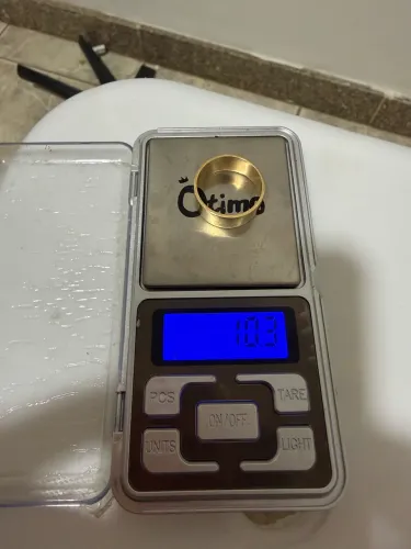 VENDO ALIANÇA DE OURO 18K MACIÇA ! 