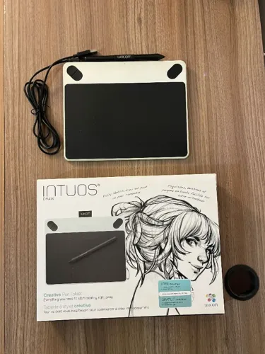 Mesa Digitalizadora Wacom Intuos Draw CTL-490 (Completa na Caixa c/ Nota Fiscal)
