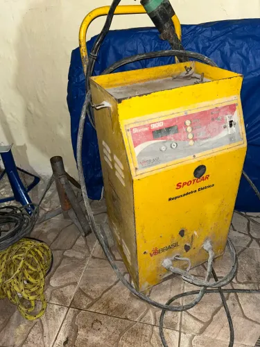 repuxadeira elétrica para funilaria automotiva.