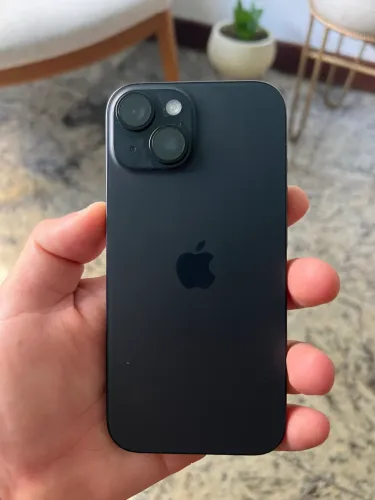 iPhone 15 - 128GB - Preto - Nunca Aberto