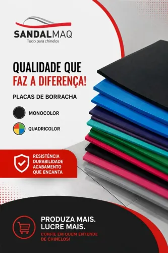 Placas de borracha 