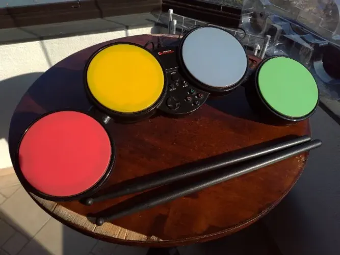 Bateria rock band ps2/ps3/wii - funcionando normalmente.
