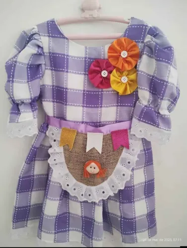 Vestido junino infantil